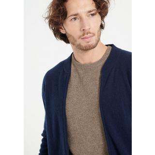 Studio Cashmere8  LUKE 10 Cardigan con collo a bomber - 100% cashmere 