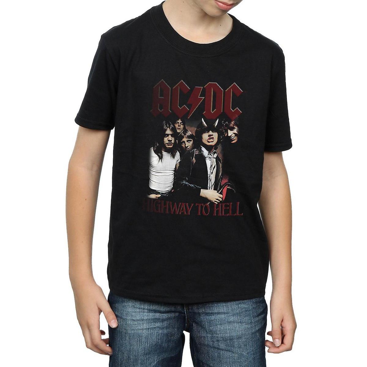 Image of Acdc Highway To Hell Tshirt Jungen Schwarz 116