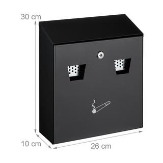 B2X Cendrier mural pour usage extérieur  