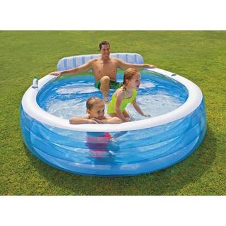 B2X  Aufblasbarer Pool mit Sitzbank 