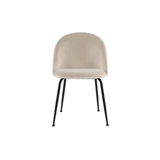 Vente-unique Stuhl 2erSet MELBOURNE Samt es Metall  