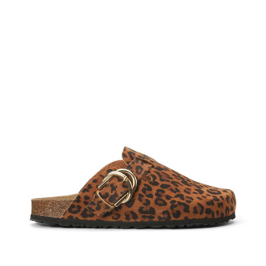 La Redoute Collections Clogs mit Leopardenmuster  