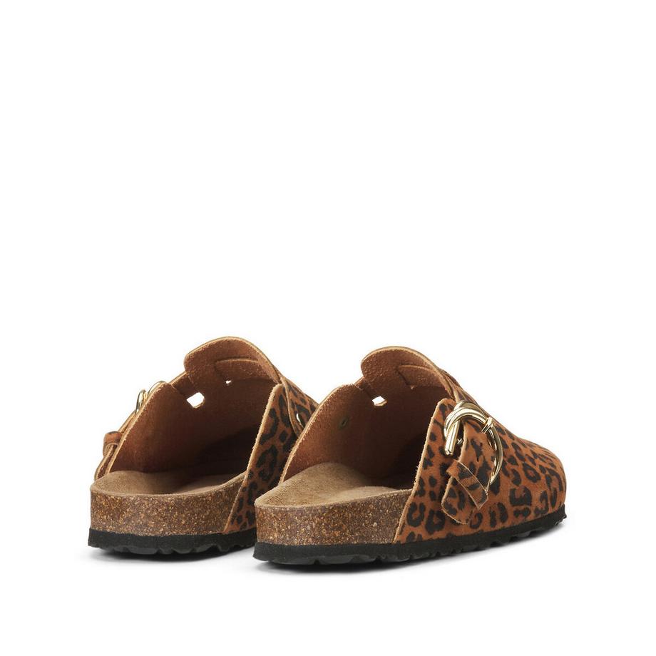 La Redoute Collections Clogs mit Leopardenmuster  
