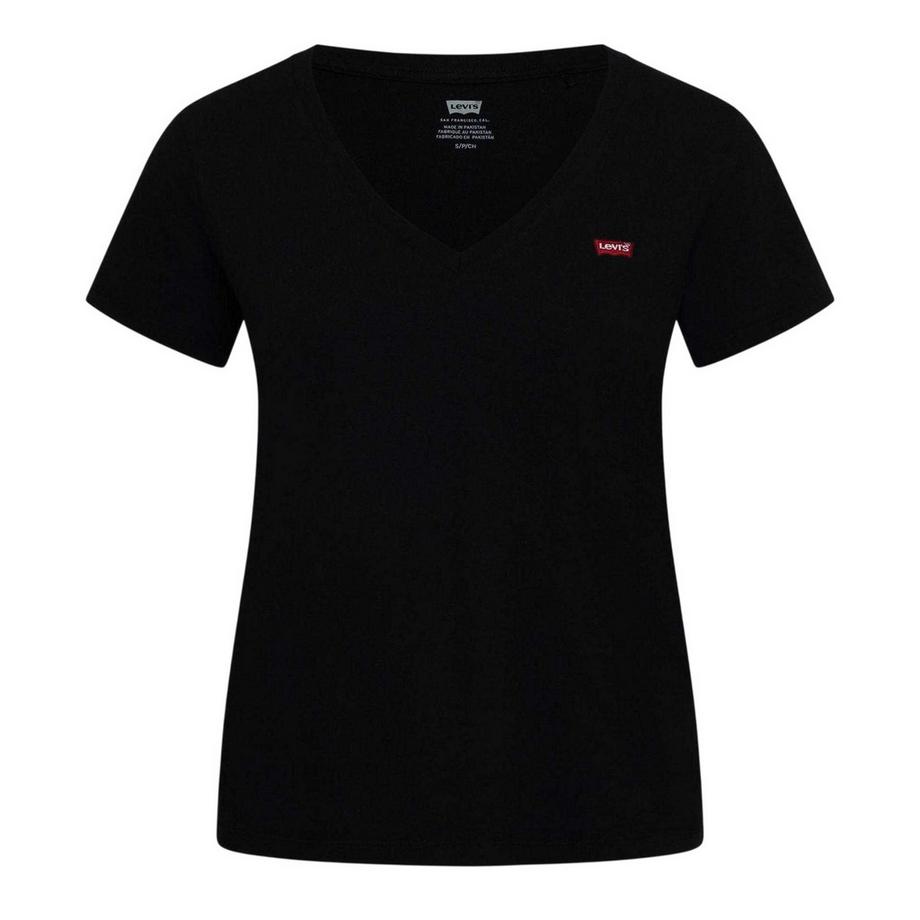 T-Shirt, Vausschnitt, Slub