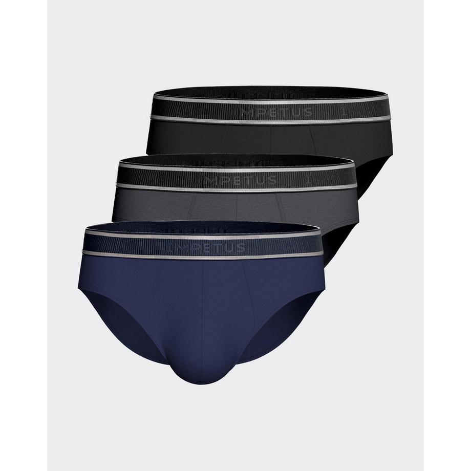 Lot de 3 Slips en coton élasthanne