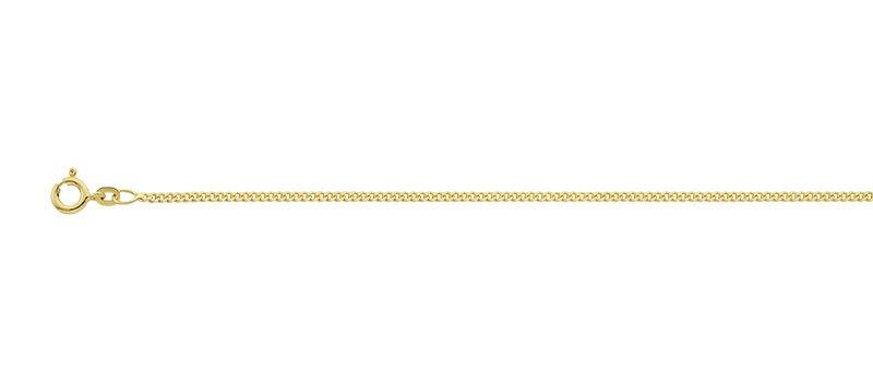 MUAU Schmuck  Collier Panzer Gelbgold 585, 1.7mm, 40cm 