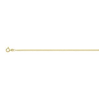 MUAU Schmuck  Collier Panzer Gelbgold 585, 1.7mm, 40cm 