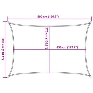 VidaXL vela parasole  