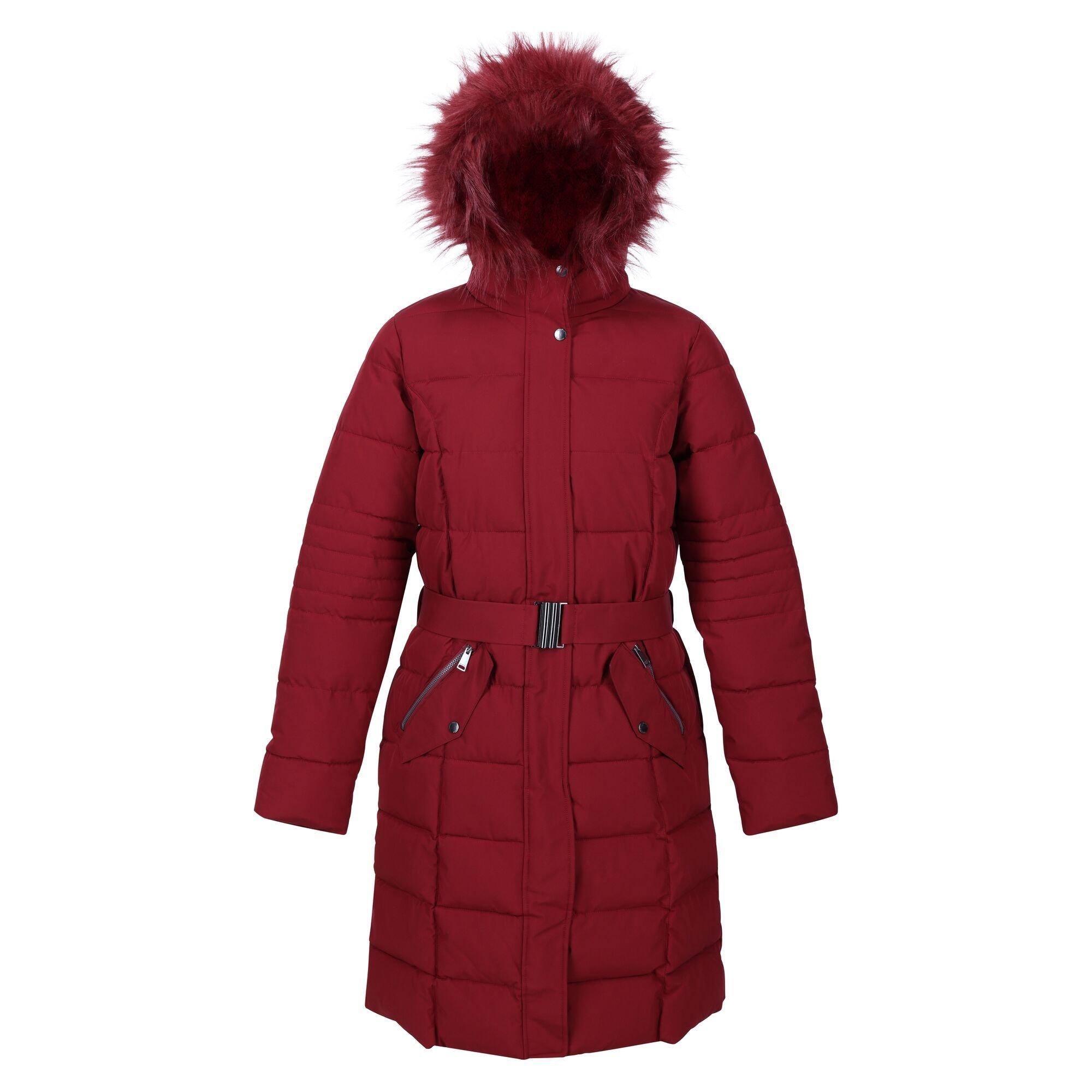 Image of Decima Steppjacke Damen Dunkelrot 42