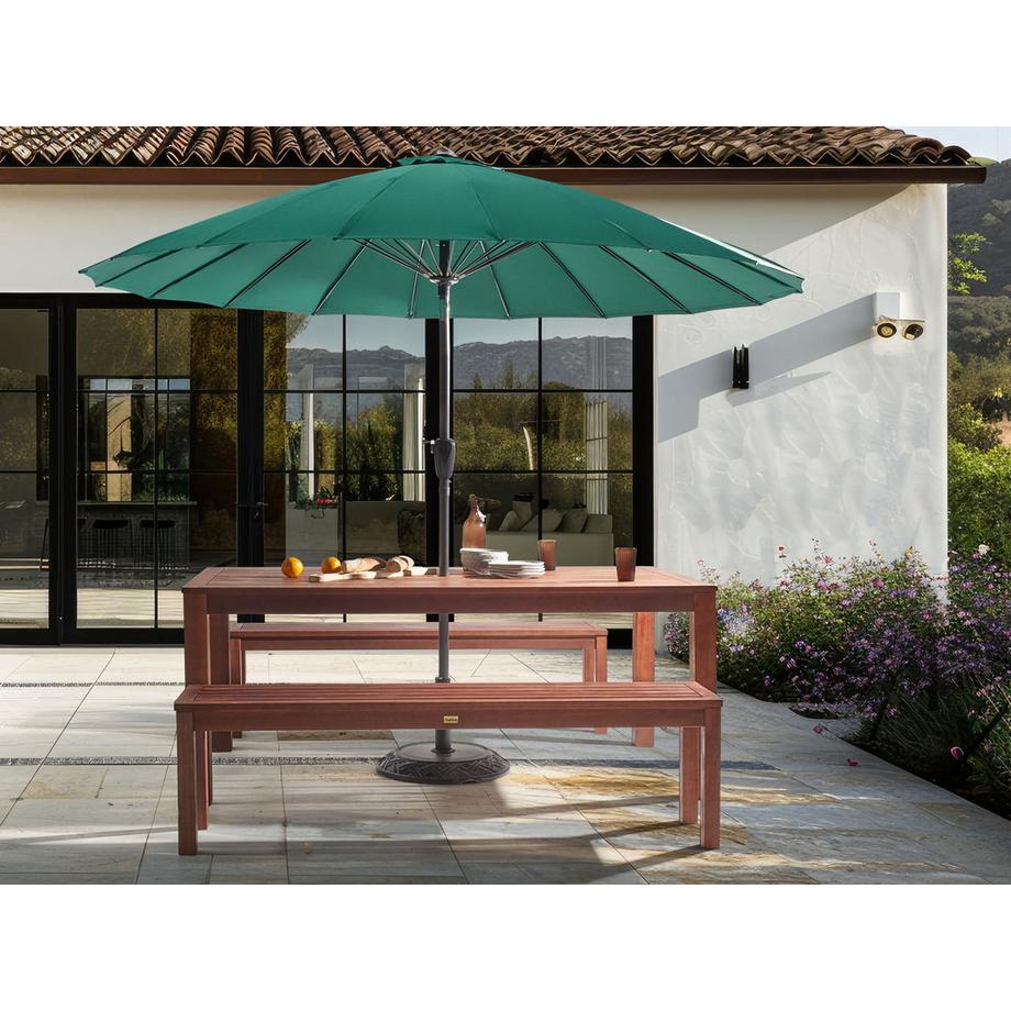 Beliani Banc de jardin en Bois d'eucalyptus Traditionnel TUSCANIA  