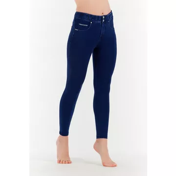 N.O.W.® PANTS 78-LÄNGE, Skinny-Passform, mittlerer Taillenbund aus denim-Baumwolle