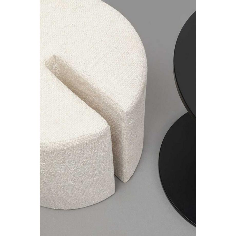 KARE Design Beistelltisch mit Hocker Better Together (2-tlg)  