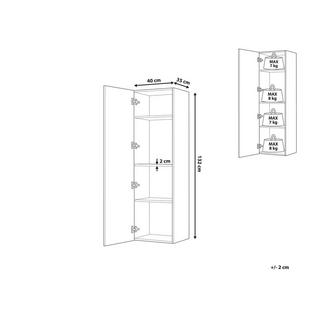 Beliani Meuble haut en MDF Moderne MATARO  