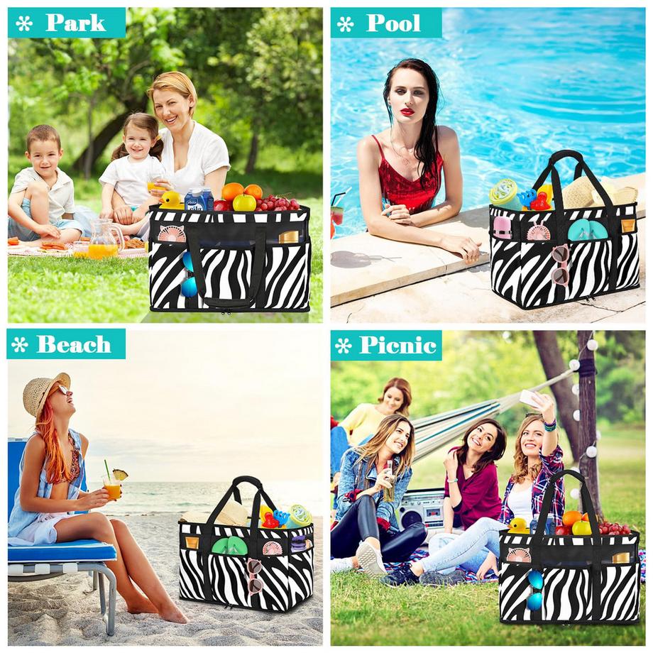 Only-bags.store Grand Sac de Plage Léger Sac de Piscine  