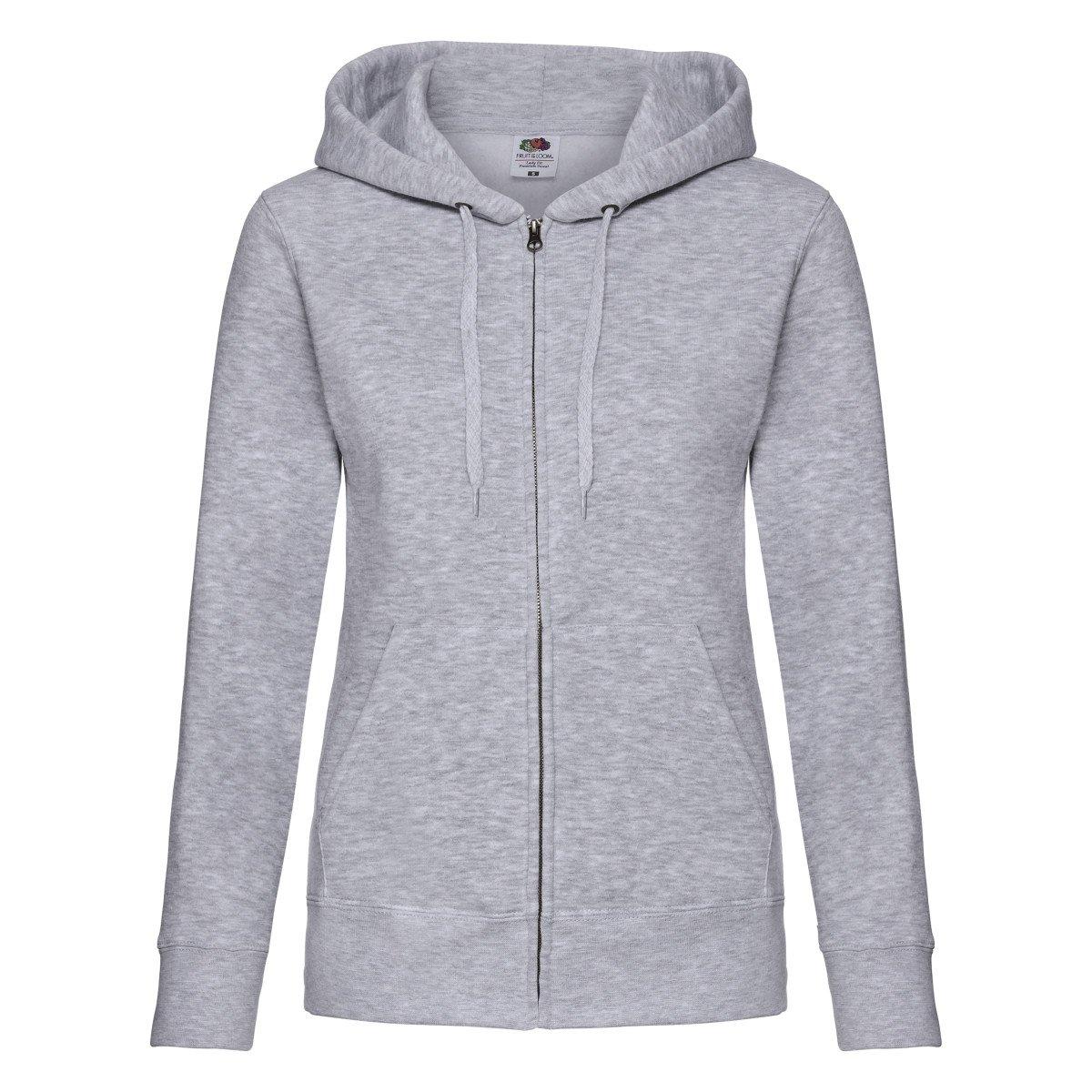 Image of Ladyfit Kapuzenjacke Sweatshirtjacke Mit Kapuze Damen Grau XL