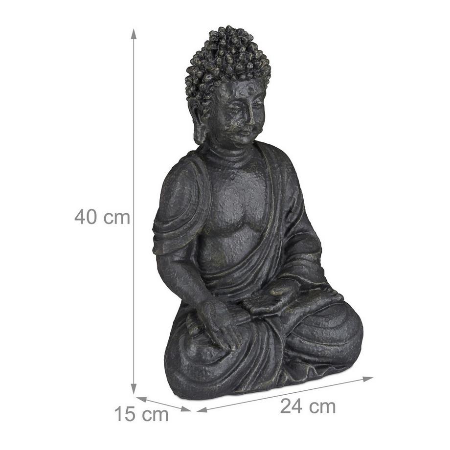 Northio  Sitzende Buddha Figur 40 cm 