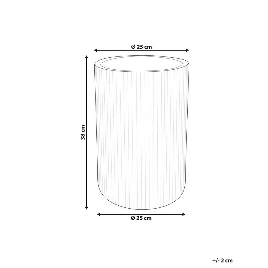 Beliani Vaso per piante en Fibra d'argilla Industriale EANTIO  