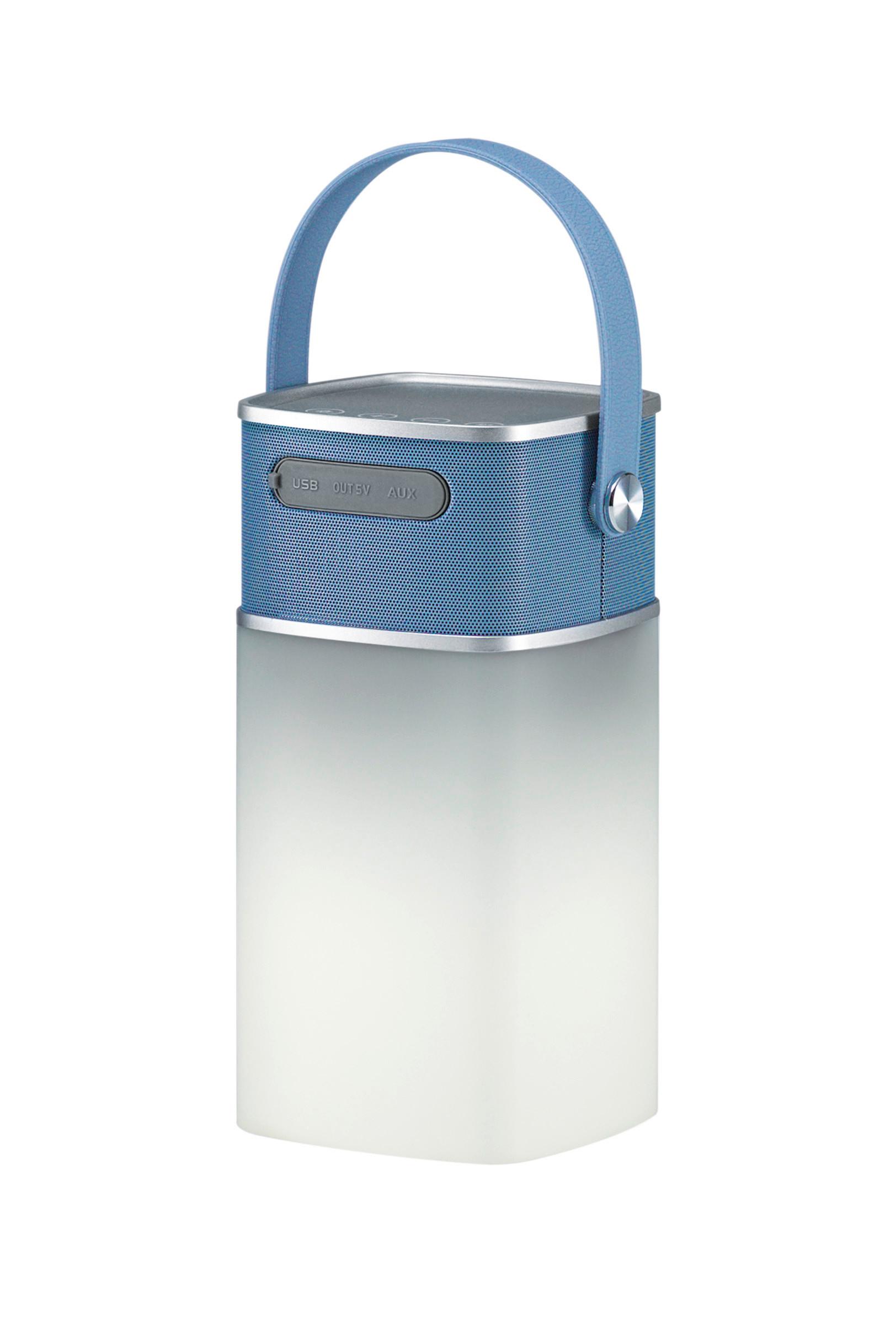 Image of "LED 4 Music" (Leuchte und Lautsprecher), blau