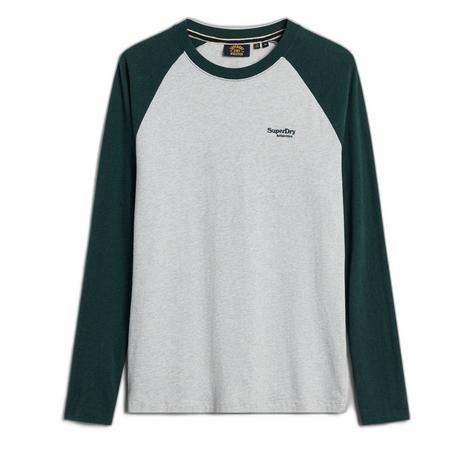 Superdry Essential Baseball Maglietta Maniche Lunghe  