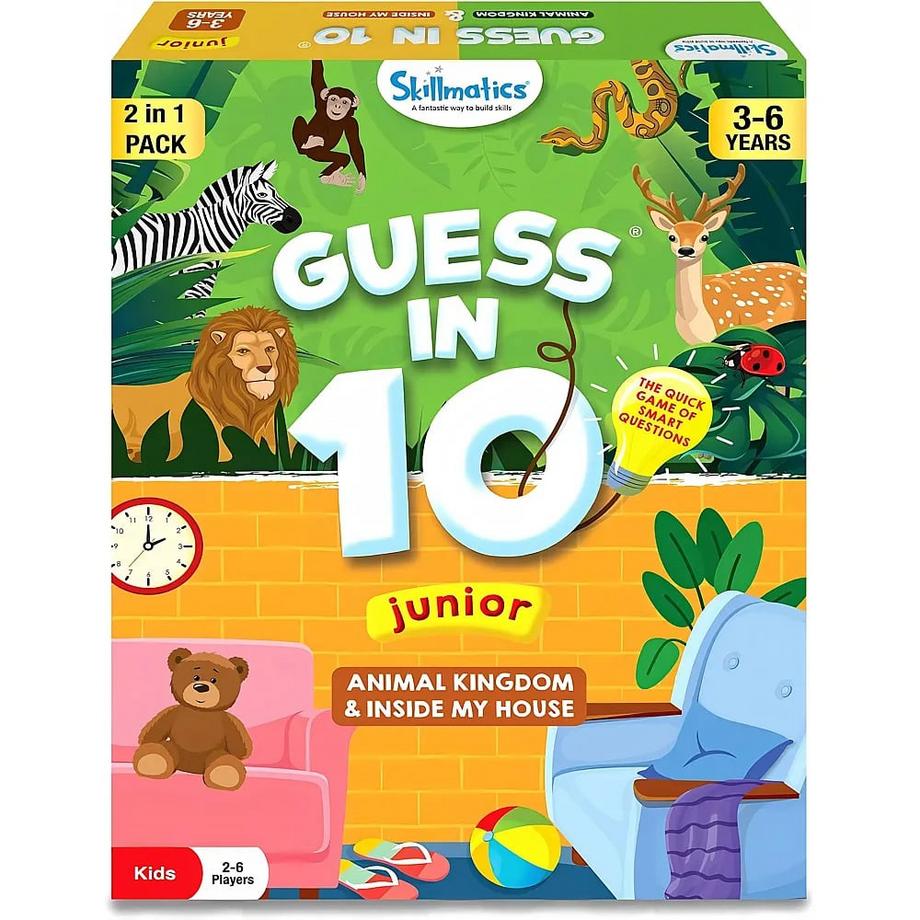 Skillmatics  Guess in 10 Junior Animals & Inside My House 