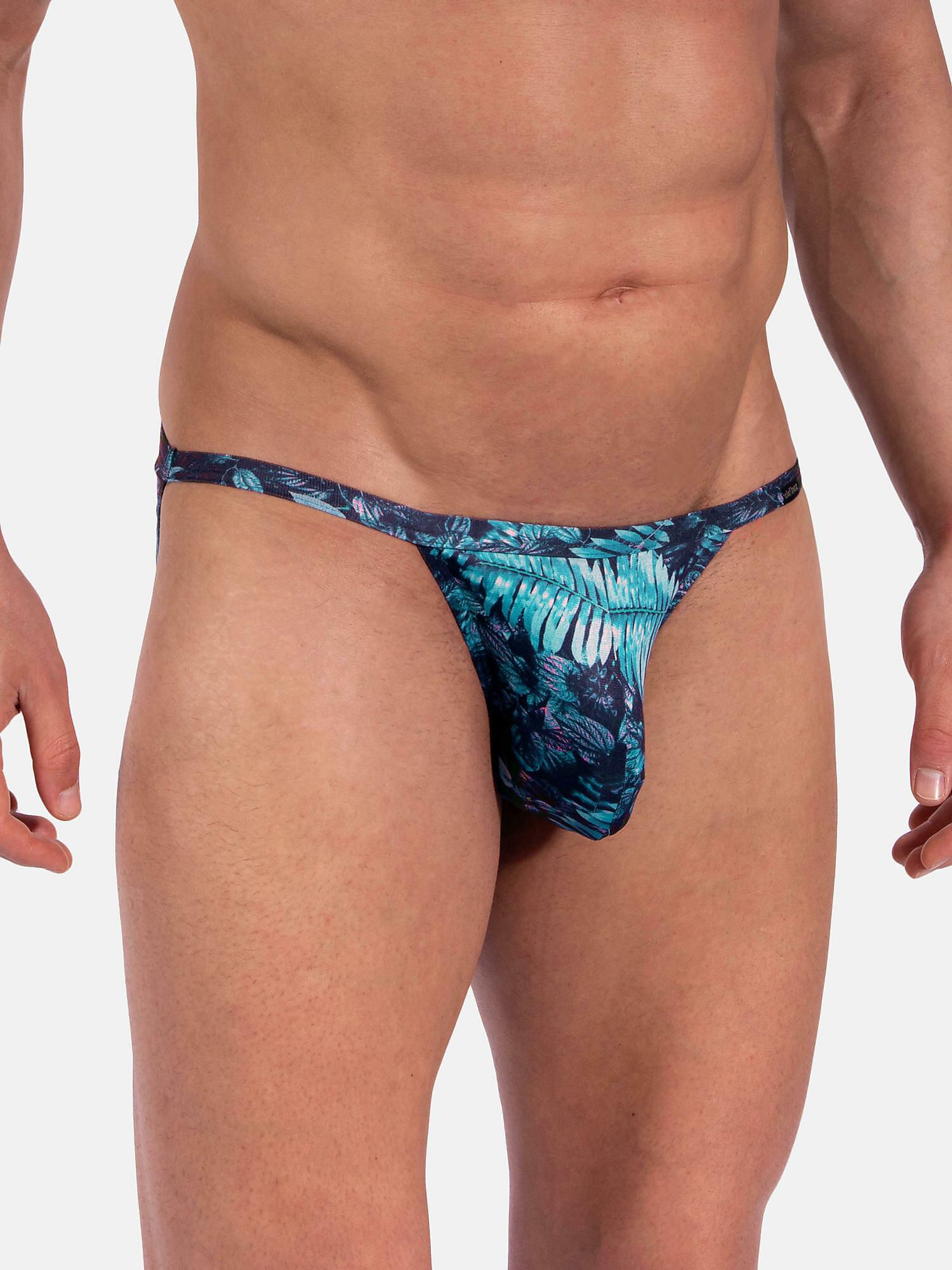 Image of Athletischer Slip Herren Blau M