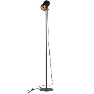 mutoni Lampadaire Bente en métal noir  