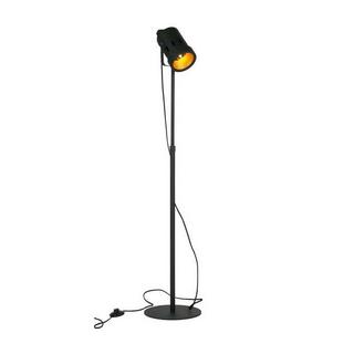 mutoni Lampadaire Bente en métal noir  