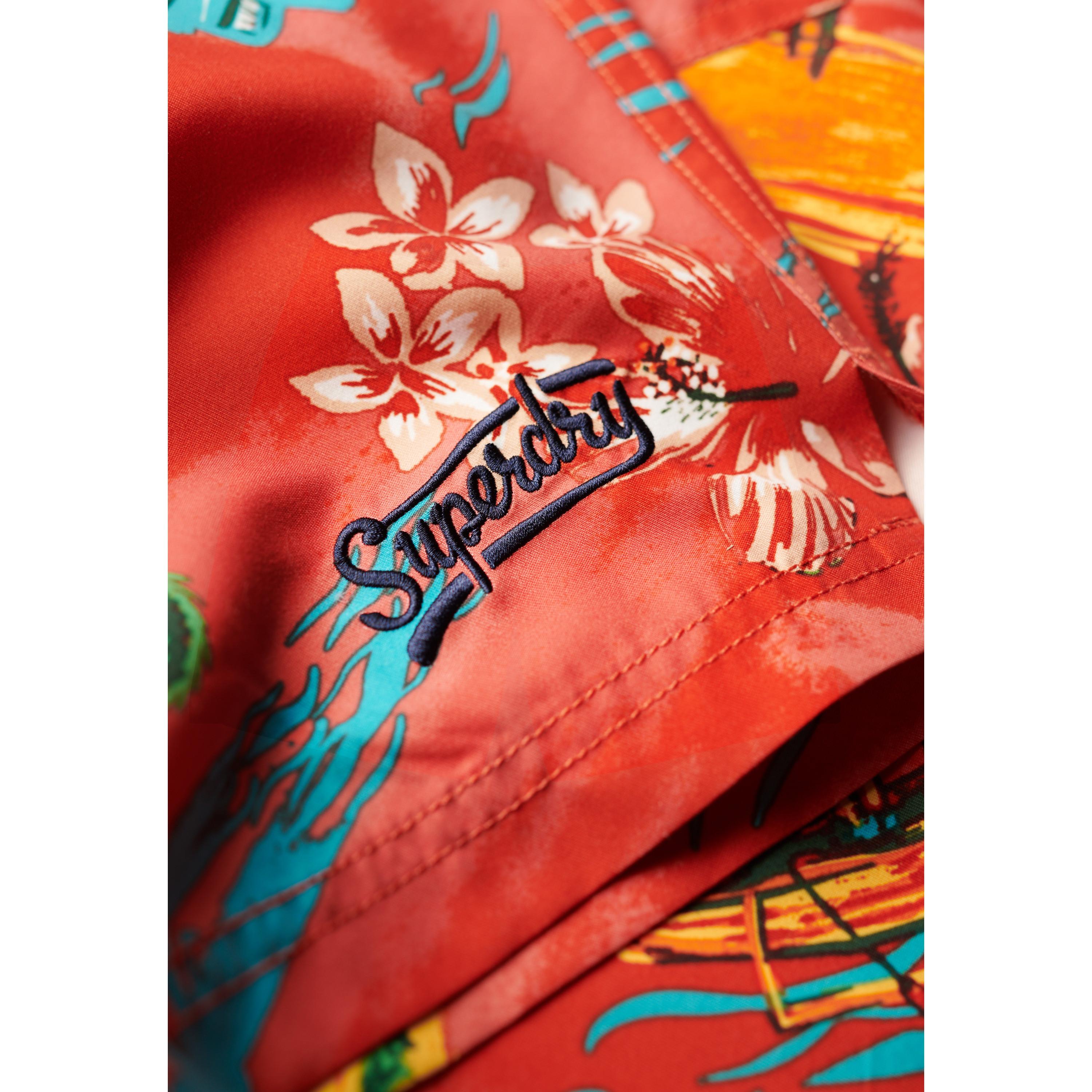 Superdry  hort da bagno con tampa hawaiana uperdry 