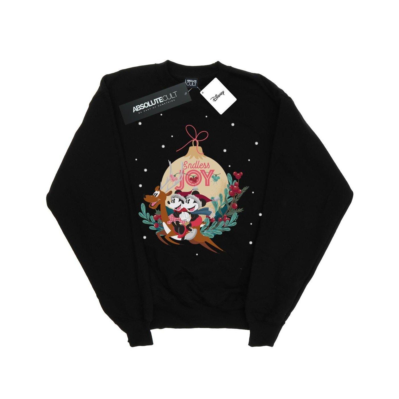 Image of Mickey And Minnie Endless Joy Sweatshirt Unisex Schwarz 152-158