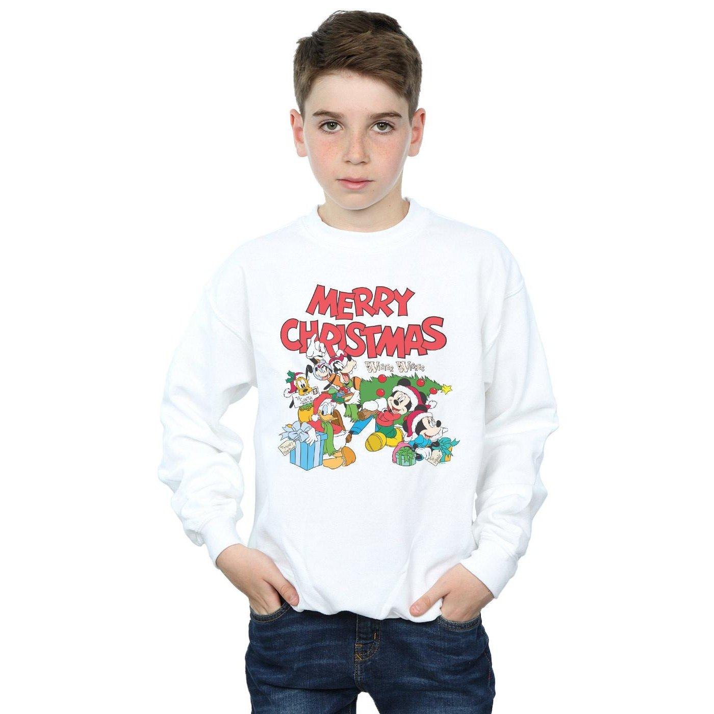 Disney  Sweat MICKEY MOUSE AND FRIENDSWINTER WISHES 