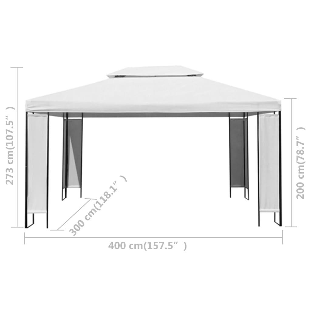 VidaXL Tonnelle tissu  