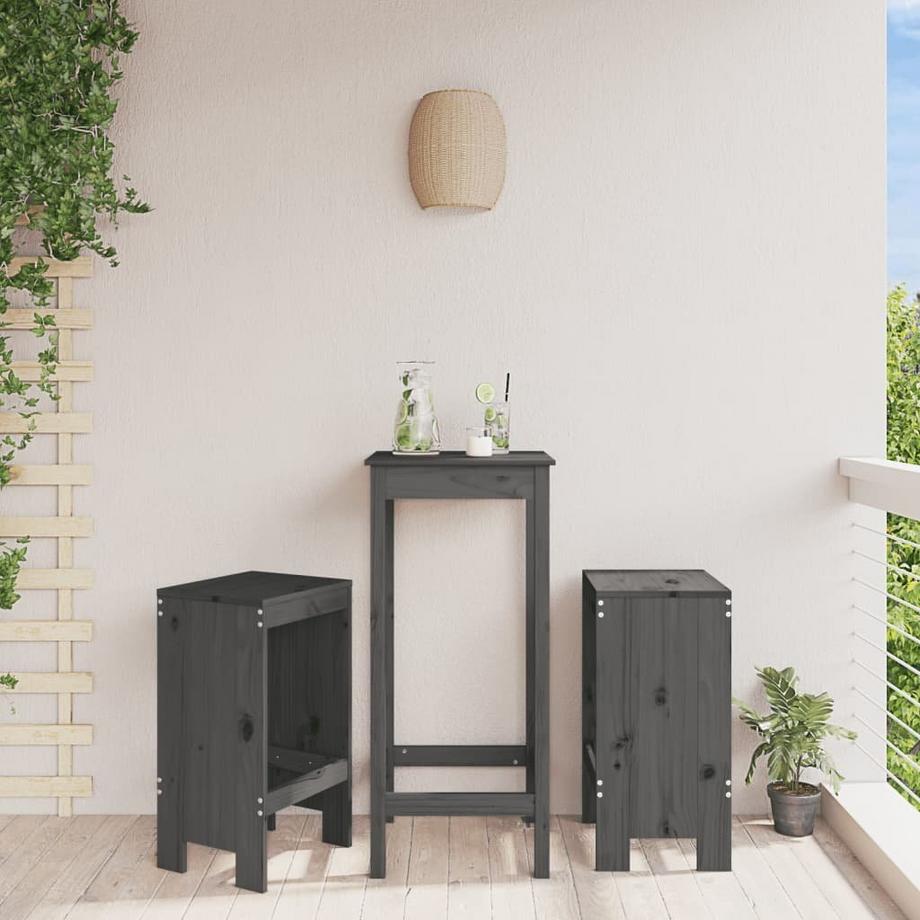 VidaXL Barhocker kiefernholz  