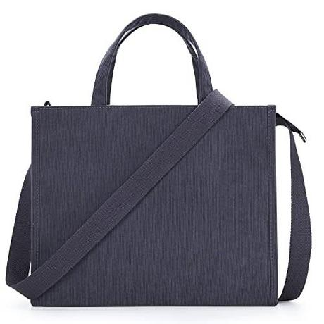 Only-bags.store Cord Tasche Umhängetasche mit Reissverschluss Handtasche Shopper  