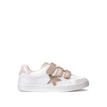 Flache Sneakers mit Sterndetail