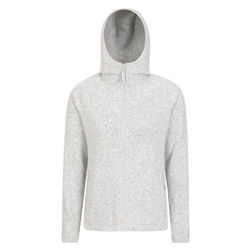 Image of Nevis Hoodie Mit Durchgehendem Reißverschluss Durchgehender Reißverschluss Damen Grau 42