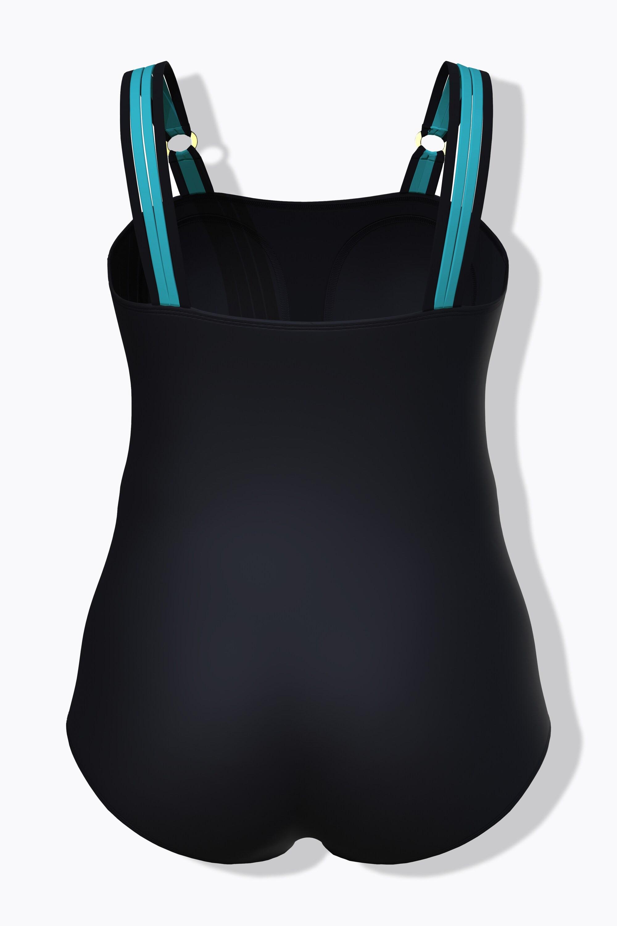 Ulla Popken Costume da bagno fantasia floreale coppe morbide  