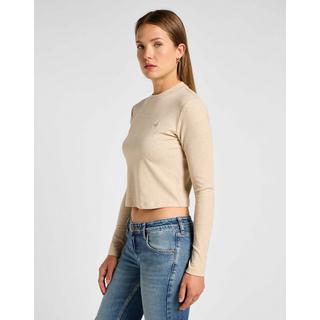 Lee  Langarmshirt Longsleeves Cropped Rib Tee 