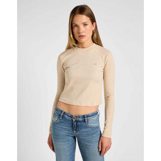 Lee  Langarmshirt Longsleeves Cropped Rib Tee 