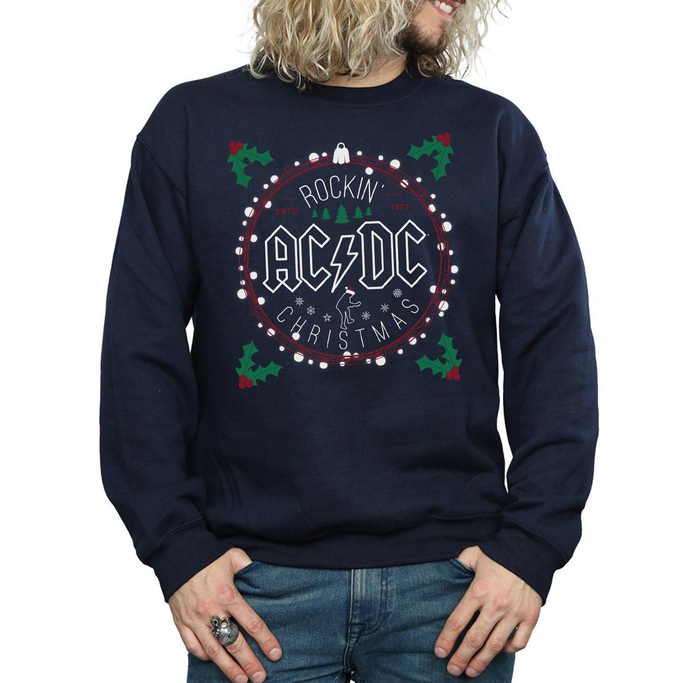 AC/DC ACDC Rockin Christmas Sweatshirt  