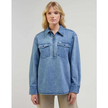 Lee  Jeanshemden Zip Popover Shirt 