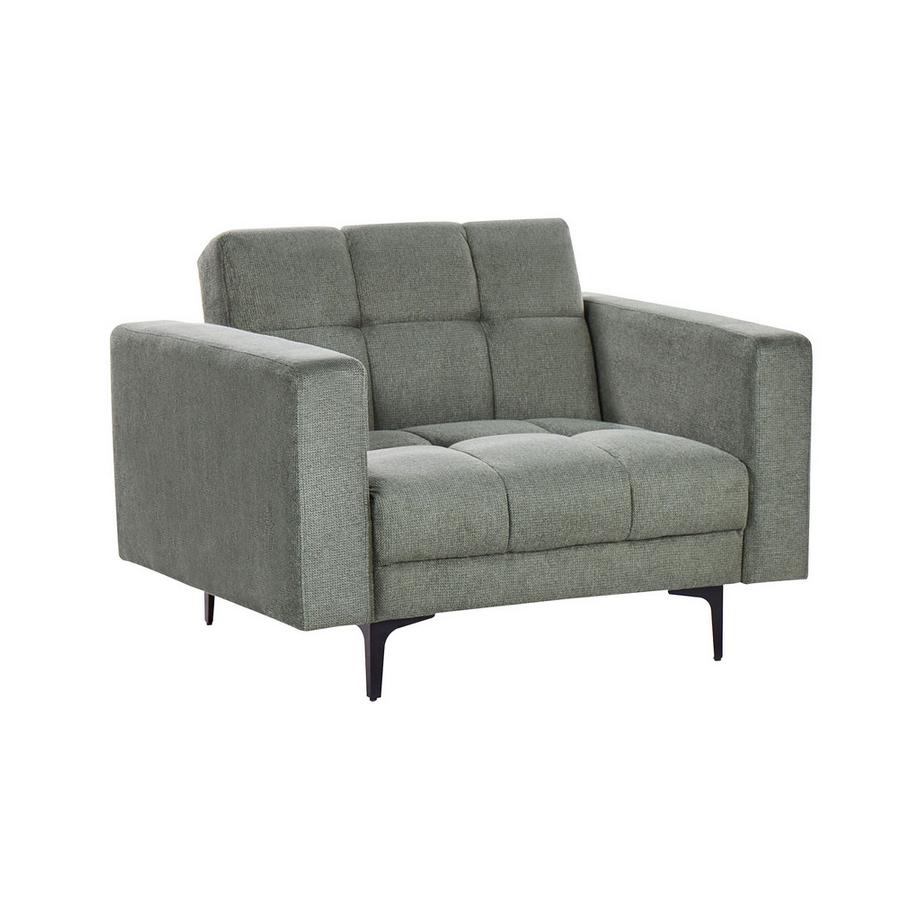 Beliani Fauteuil en Tissu Minimaliste ALNES  