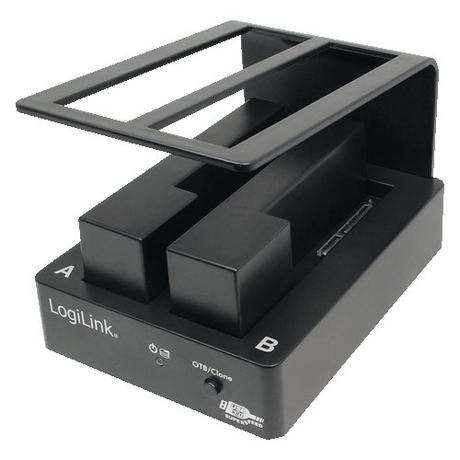 LogiLink  QP0010 Notebook-Dockingstation & Portreplikator Schwarz 