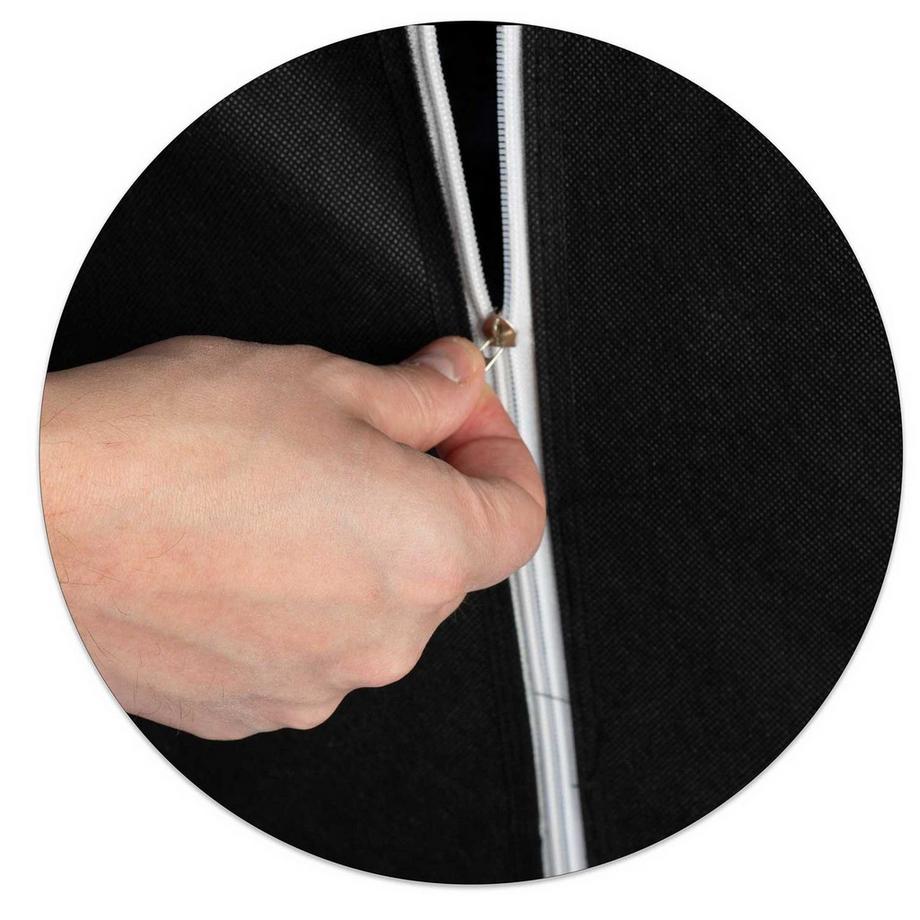 B2X  Housse de protection pour étagère 180 x 90 x 40 cm - noire 