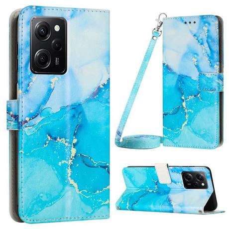 Cover-Discount  Xiaomi Poco X5 Pro - Coque cuir blue Marble 