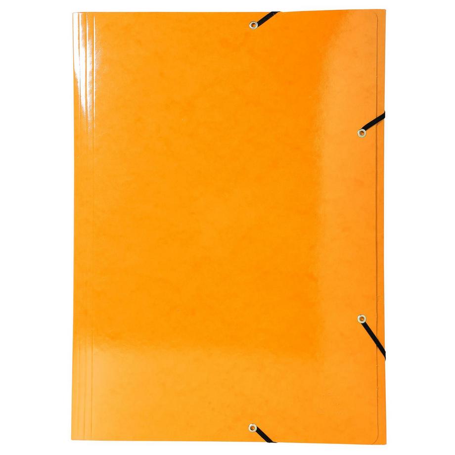 Exacompta Cartella 3 lembi con elastici Maxi Capacity cartoncino lustré 600g/mq Iderama - A3 - x 10  