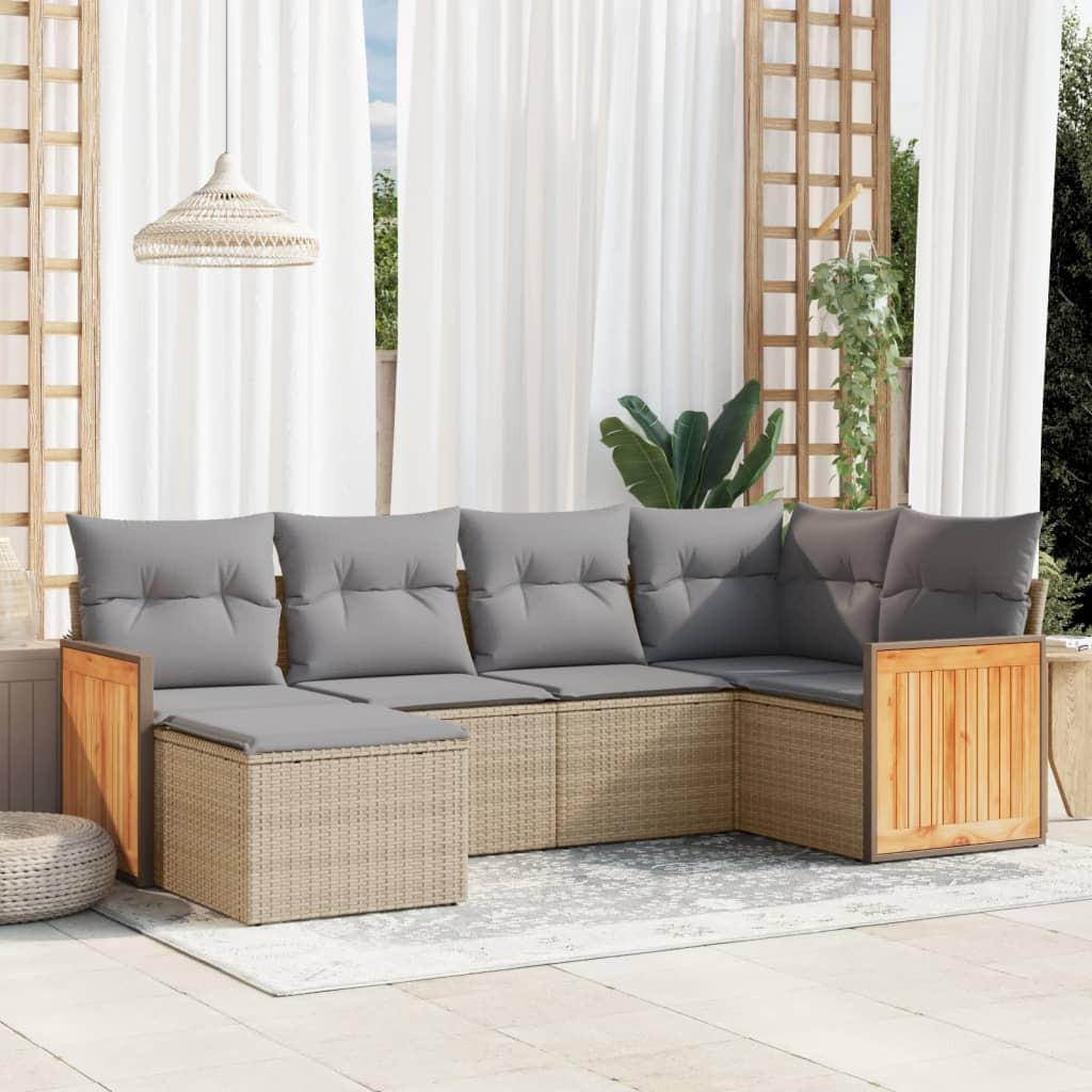 VidaXL Garten sofagarnitur poly-rattan  