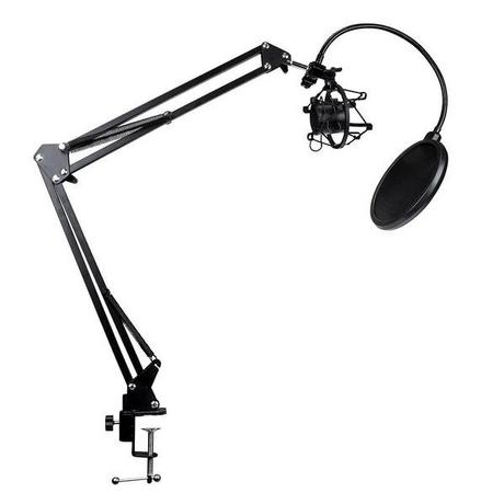 eStore  Supporto da tavolo per microfono con braccio girevole 