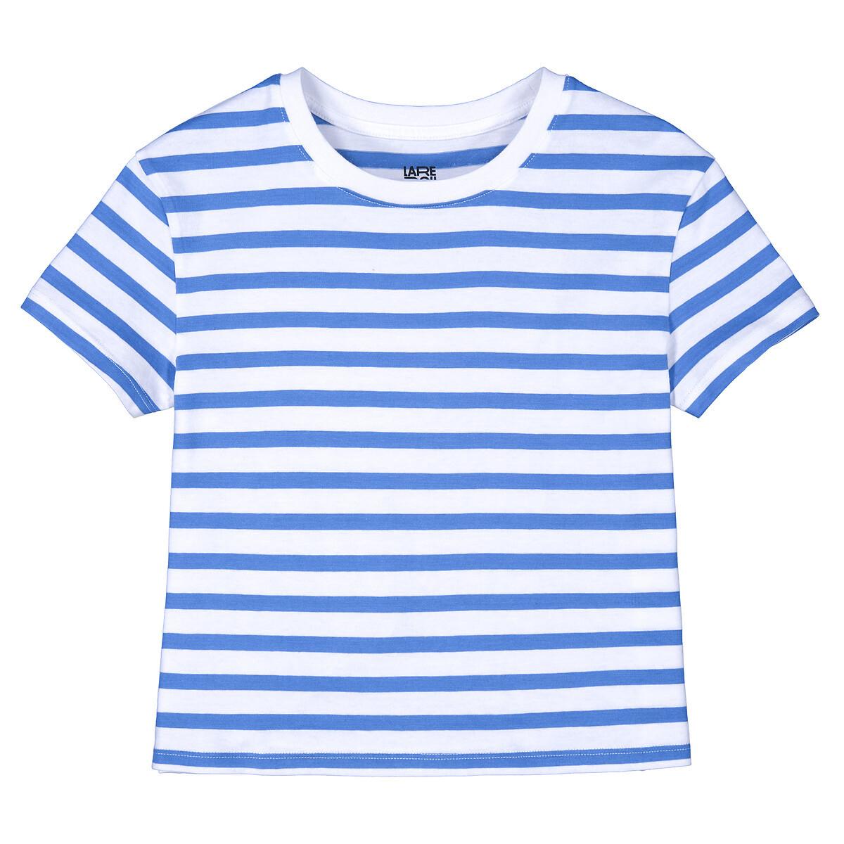 La Redoute Collections  T-shirt col rond rayé 