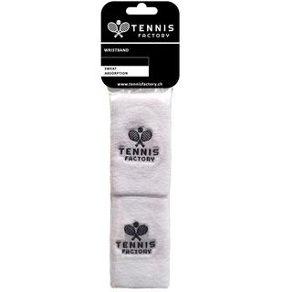 Tennis Factory  8x12 Schweissband Weiss 