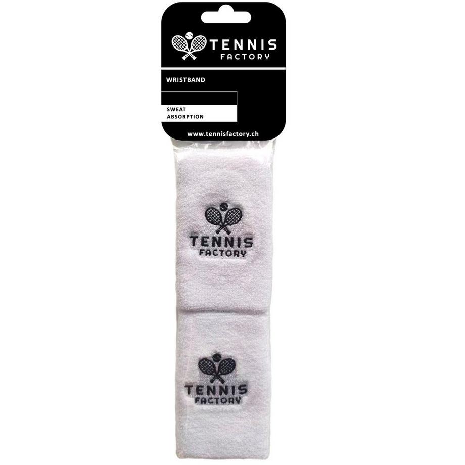 Tennis Factory  Bandeau anti-transpiration 8x12 blanc 